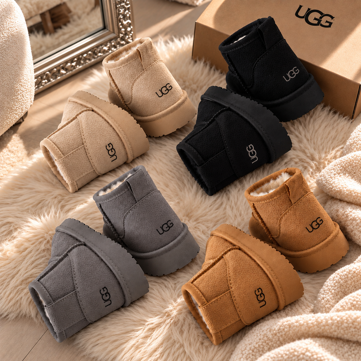 A Ugg mini V 4 culori +Vrf colet gratis